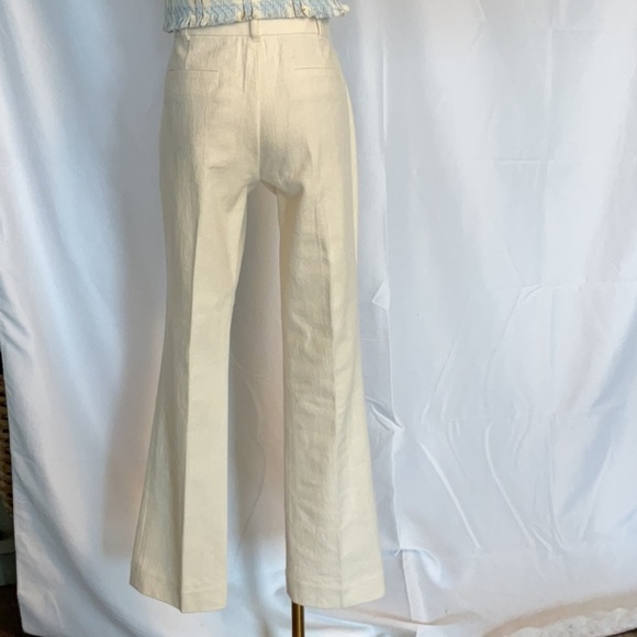 Tory Burch textured cotton pant size 8 - Picture 2 of 4
